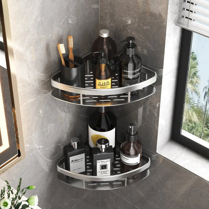 Virella Aluminum Adhesive Shower Shelf Collection