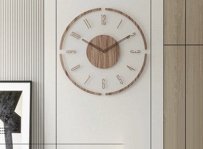 Virella Scandinavian Wooden Wall Clock