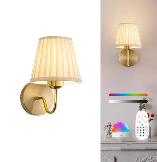 Battery-Powered Wall Light