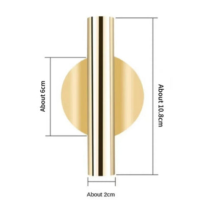 Virella Wall-Mounted Metal Vase