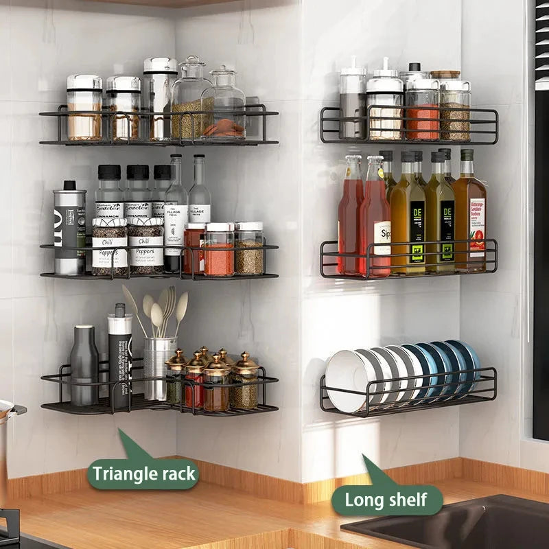 Virella No-Drill Metal Bathroom Shelf