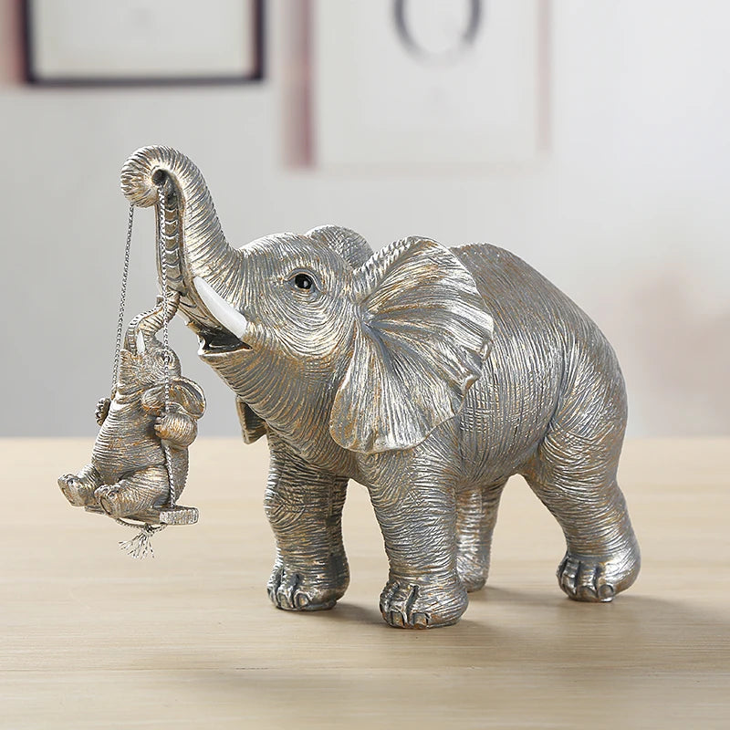 Virella Swinging Elephant Figurine