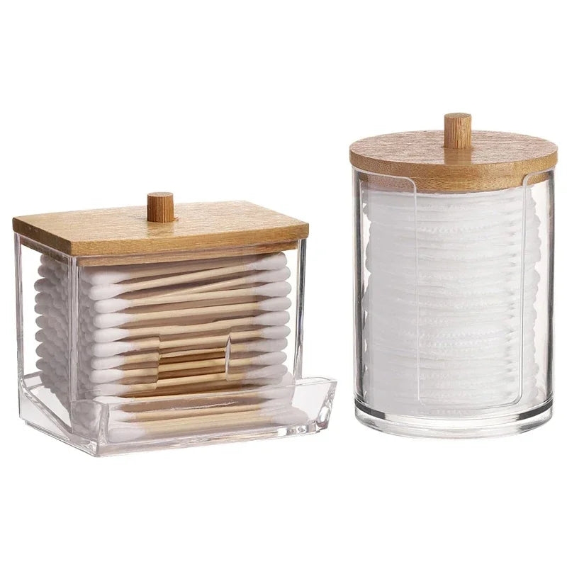 Virella Bamboo Lid Apothecary Storage Set