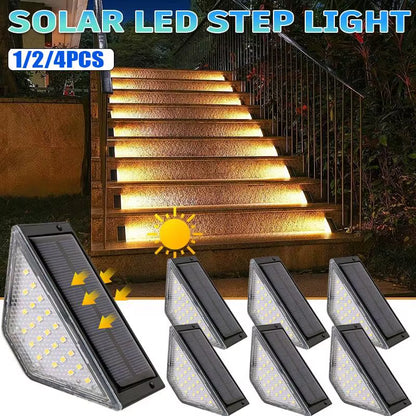 Warm Light LED Solar Step