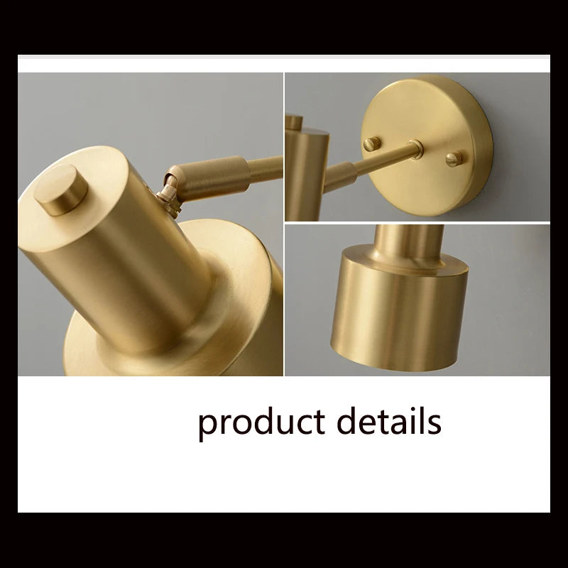 Nordic/Gold Wall Light Bedroom Lights
