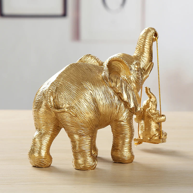 Virella Swinging Elephant Figurine