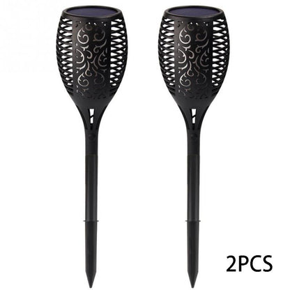 LED Waterproof Solar Torch Light Lamp Outdoor Landscape Decoration Garden Lawn Light