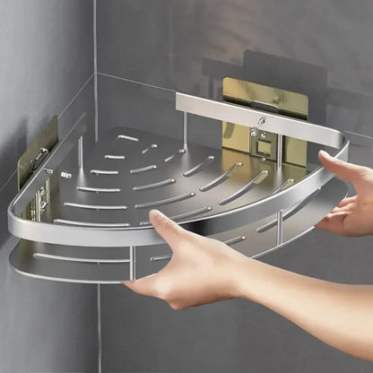 Virella Aluminum Adhesive Shower Shelf Collection