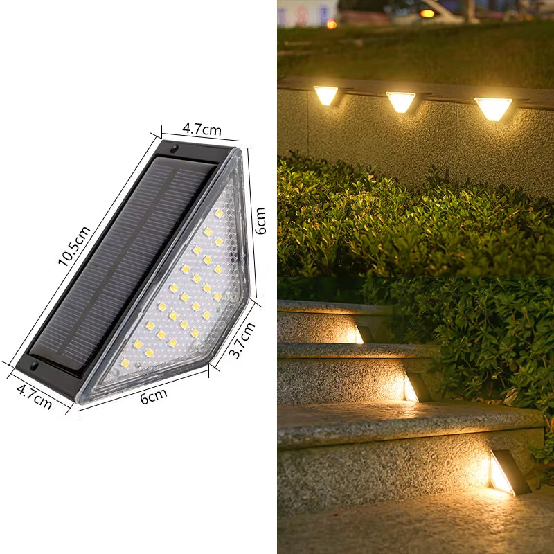 Warm Light LED Solar Step