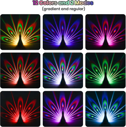 Virella Manor Peacock Aura Wall Light