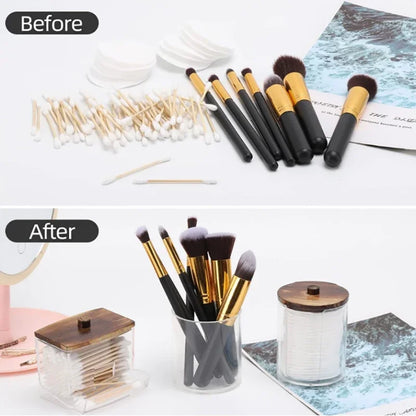 Virella Bamboo Lid Apothecary Storage Set