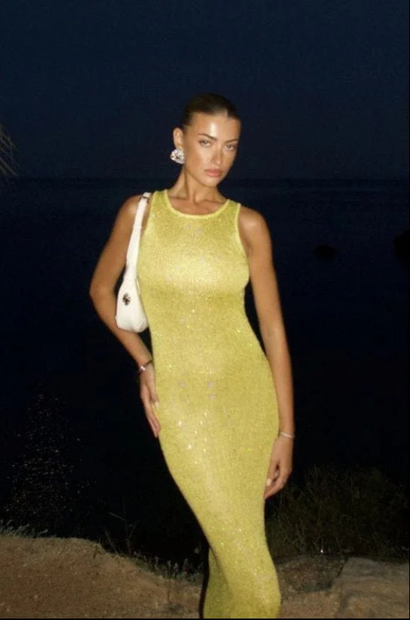 Celeste Sequin Maxi Dress