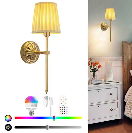 Rechargeable Wall Light with Remote Control
