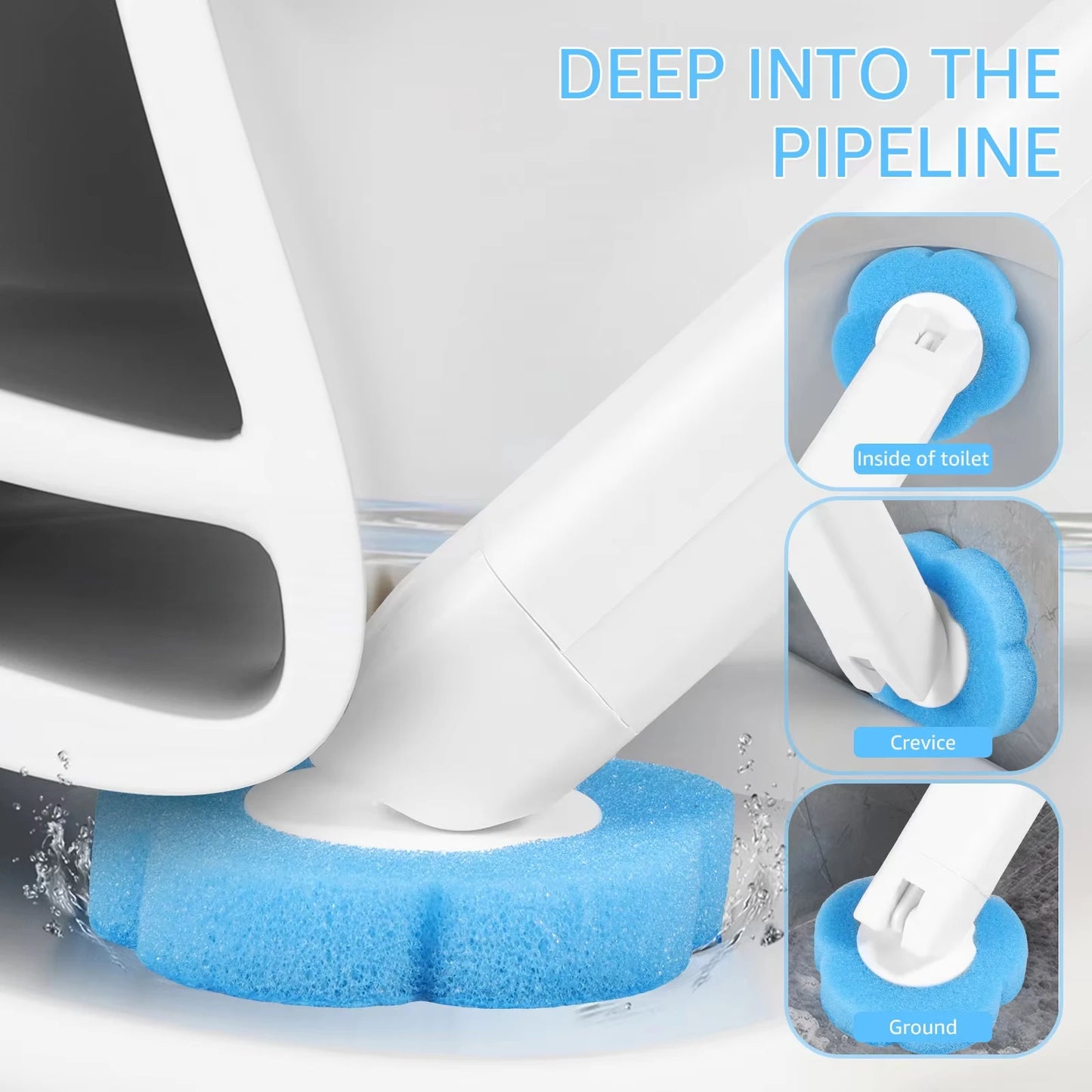 Virella FlexClean Disposable Toilet Brush