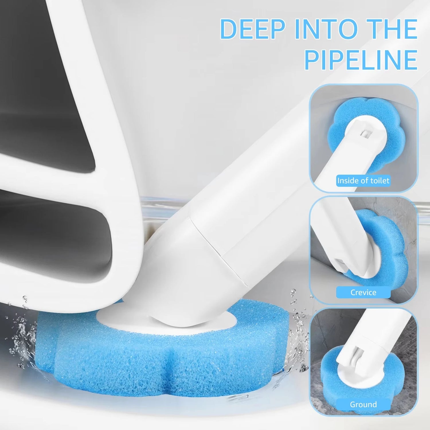 Virella FlexClean Disposable Toilet Brush