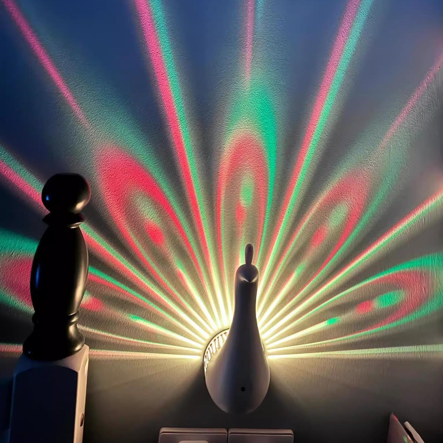 Virella Manor Peacock Aura Wall Light
