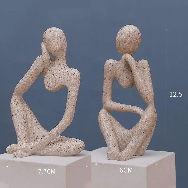 Virella Abstract Thinker Sculpture