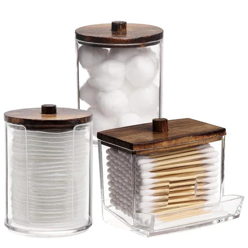 Virella Bamboo Lid Apothecary Storage Set