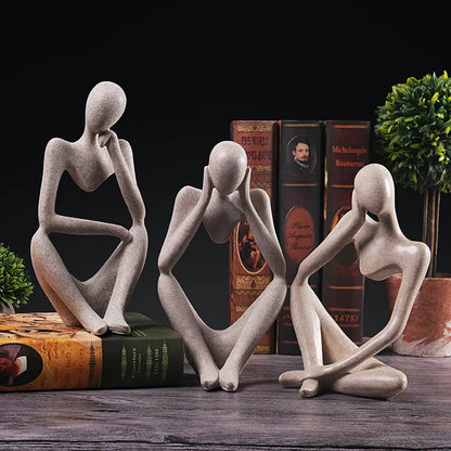 Virella Abstract Thinker Sculpture