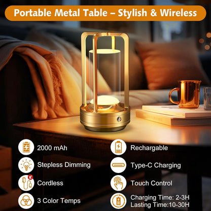 Virella Manor Lumière Cordless Table Lamp