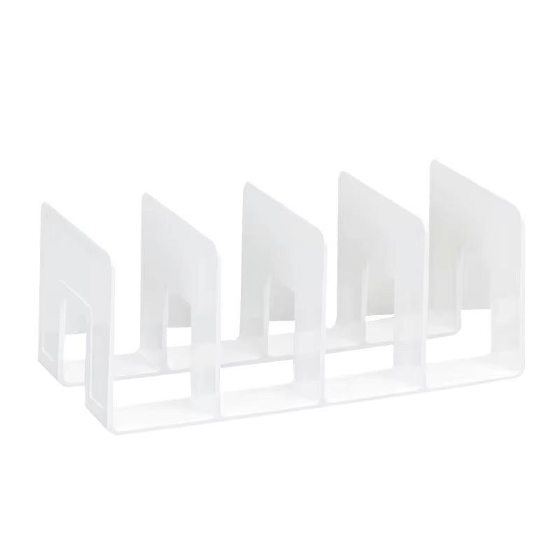 Clear Plastic Purse Handbag Organizer 4 Sections Bag Closet Shelf Divider Purse Display Stand Handbag Storage Organizer Holder