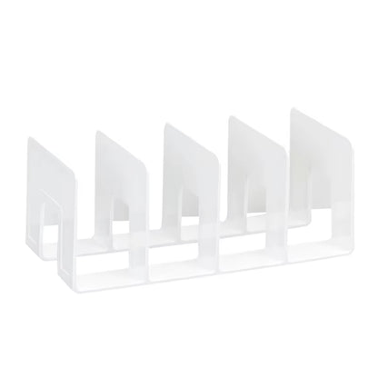 Clear Plastic Purse Handbag Organizer 4 Sections Bag Closet Shelf Divider Purse Display Stand Handbag Storage Organizer Holder
