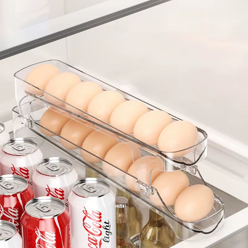 Bilayer Fridge Egg Storage Box