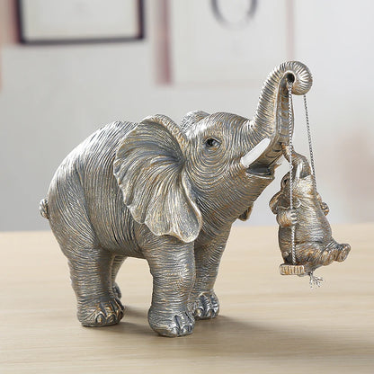 Virella Swinging Elephant Figurine