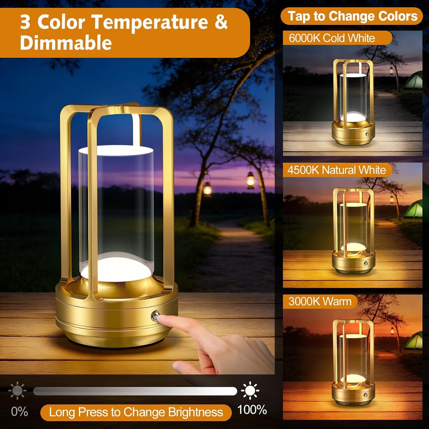 Virella Manor Lumière Cordless Table Lamp