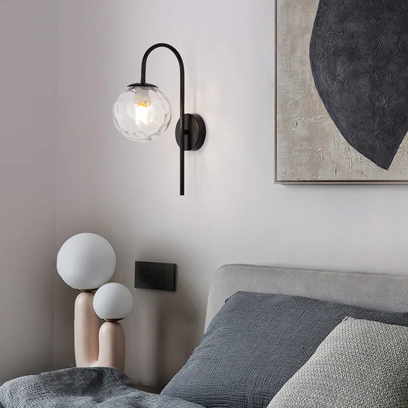 Modern Creative Glass Ball Wall Light
