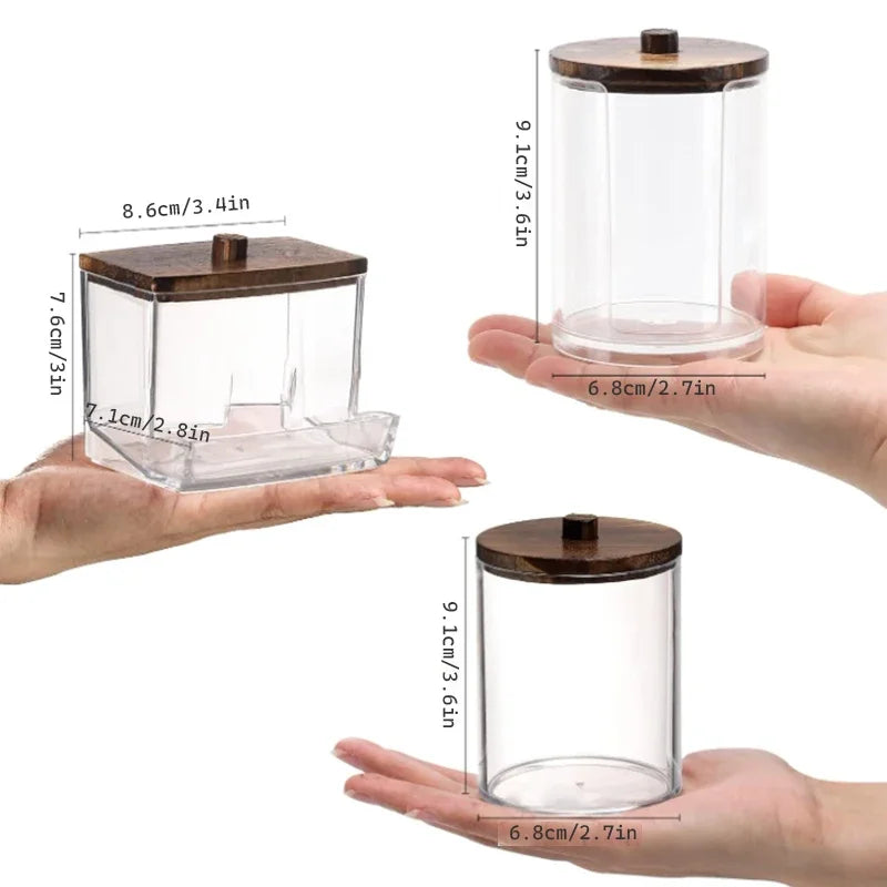 Virella Bamboo Lid Apothecary Storage Set
