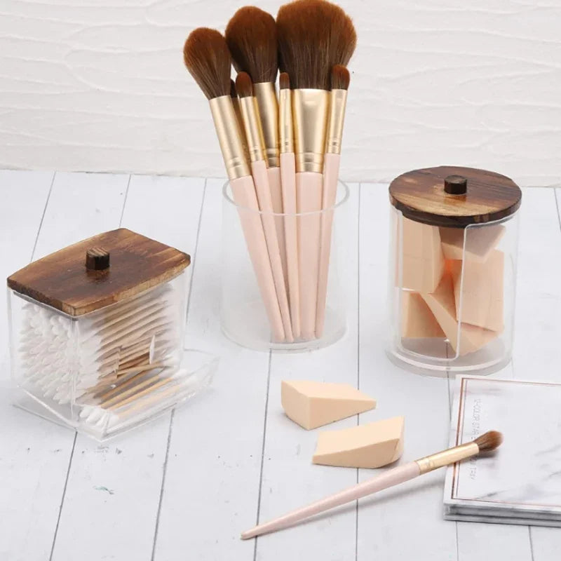 Virella Bamboo Lid Apothecary Storage Set
