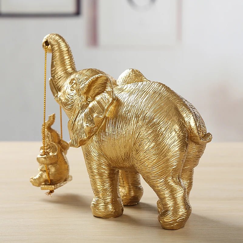 Virella Swinging Elephant Figurine
