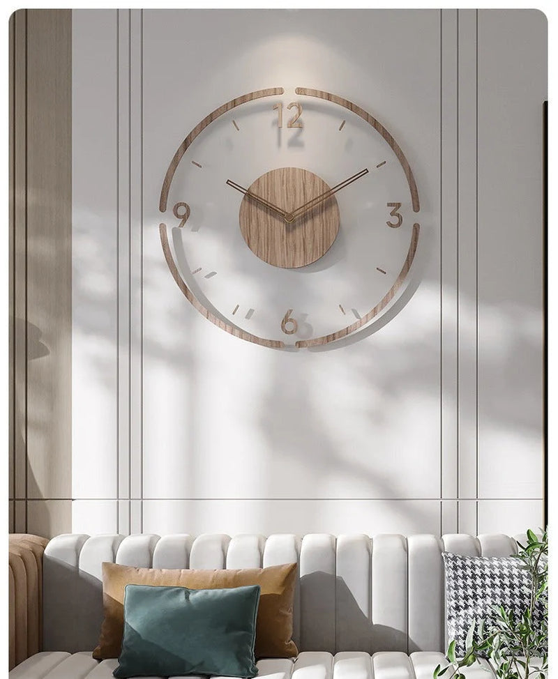 Virella Scandinavian Wooden Wall Clock
