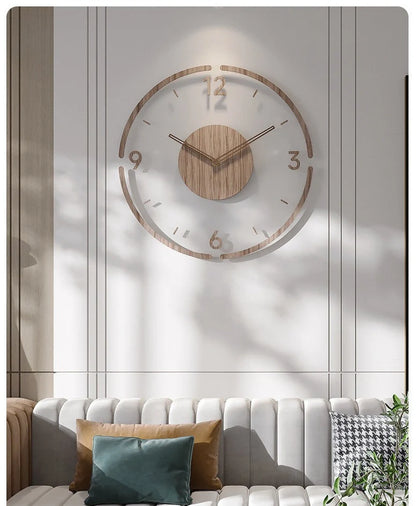 Virella Scandinavian Wooden Wall Clock