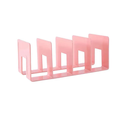 Clear Plastic Purse Handbag Organizer 4 Sections Bag Closet Shelf Divider Purse Display Stand Handbag Storage Organizer Holder