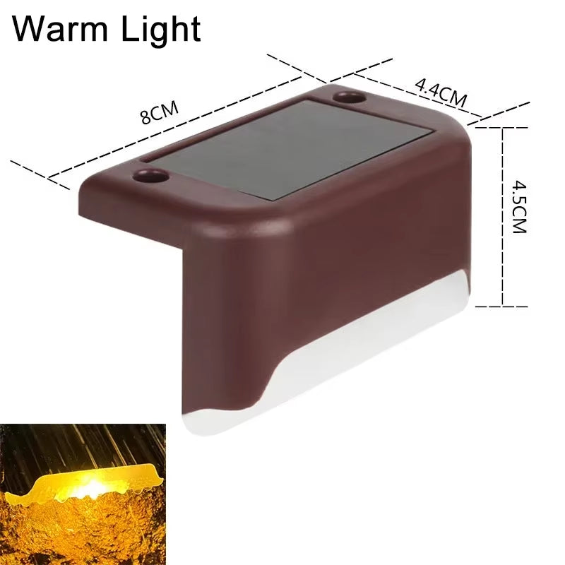 Warm Light LED Solar Step