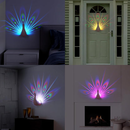 Virella Manor Peacock Aura Wall Light