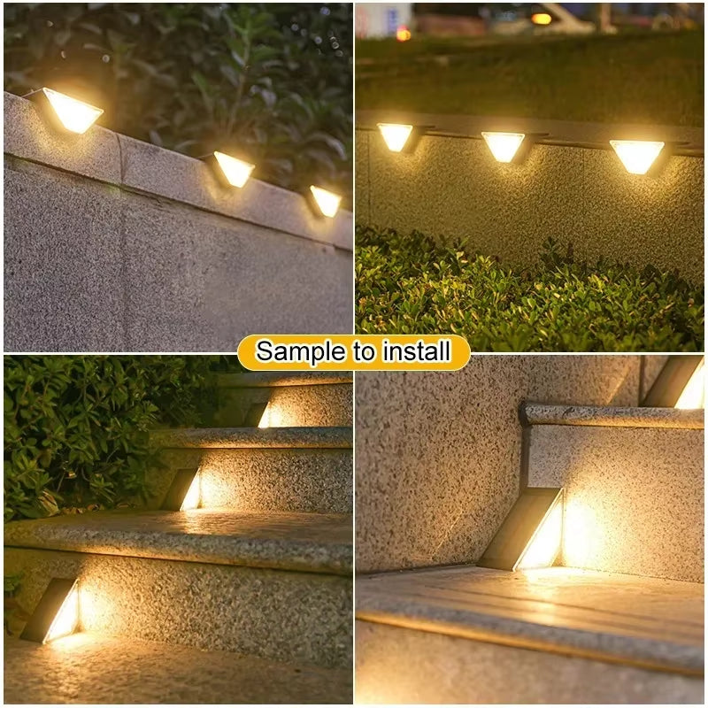 Warm Light LED Solar Step
