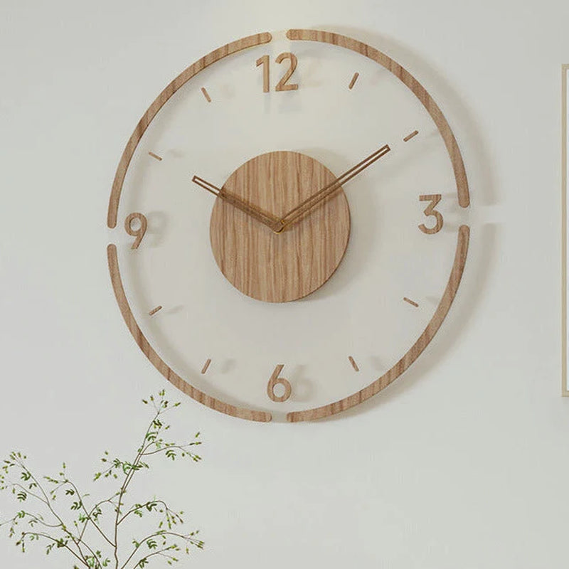 Virella Scandinavian Wooden Wall Clock