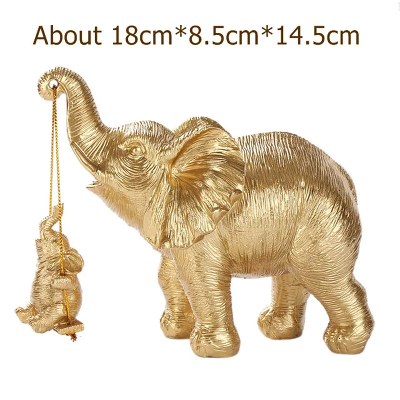 Virella Swinging Elephant Figurine