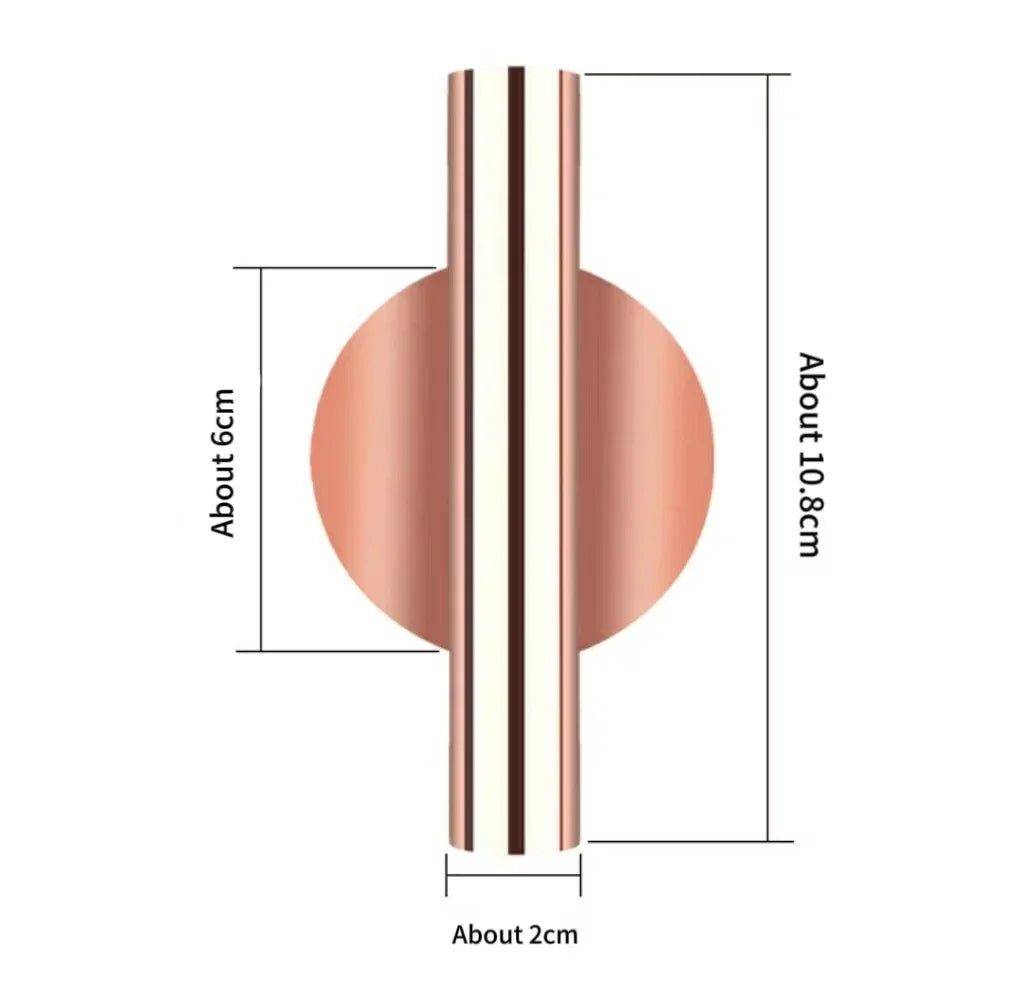 Virella Wall-Mounted Metal Vase