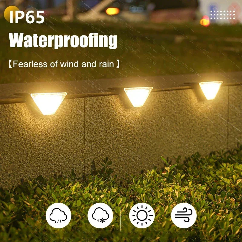 Warm Light LED Solar Step