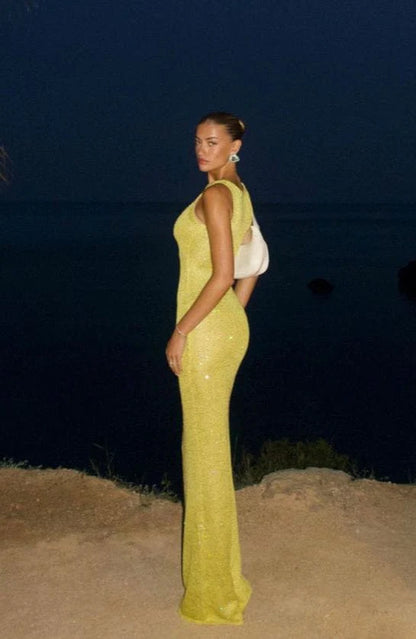 Celeste Sequin Maxi Dress